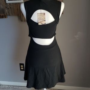 Groceries Black Mini Dress